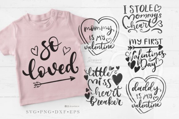Baby First Valentine SVG PNG Design