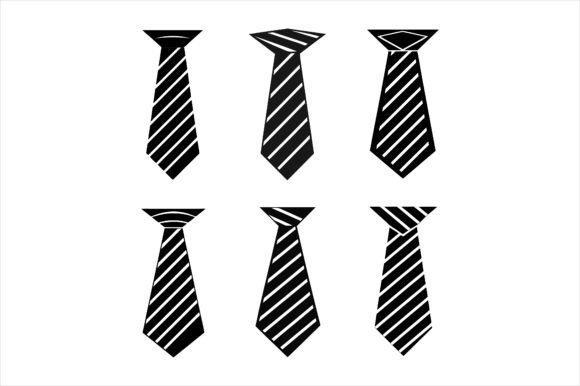 Classic Necktie Silhouette Icon Bundle: A Practical Design Resource for Professionals and Creators