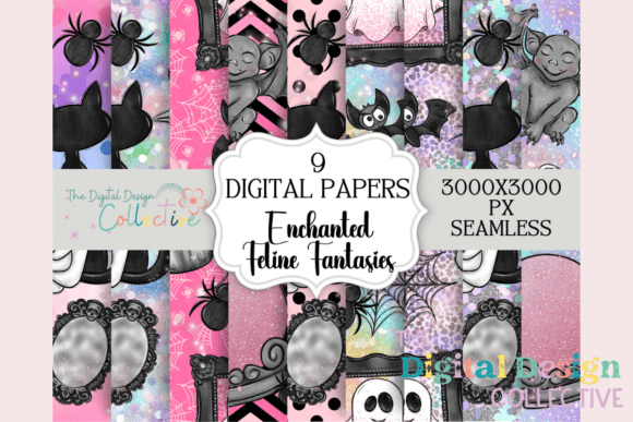 Enchanted Feline Fantasies Papers: A Unique Resource for Creative Projects