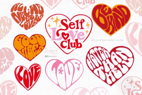 Everything You Need to Know About Groovy Hearts SVG and Valentine's Shirt PNG Files