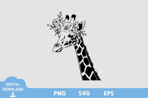 Giraffe Floral Black White Design: A Strategic Approach to Minimalist Branding