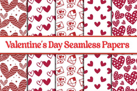 Valentine’s Day Digital Papers Pattern: A Design Essential