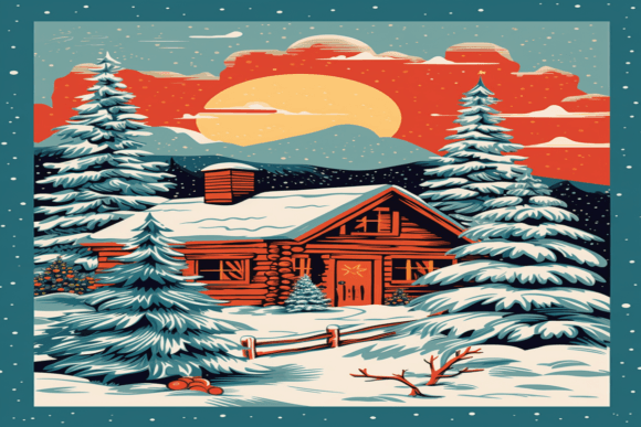 Winter Landscape Background