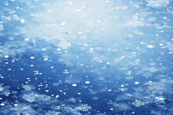Winter Snowflakes Background: Elevate Your Creative Projects